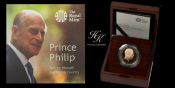 Χρυσό  proof πεντόλιρο  “Prince Philip – a life of service ”  2017 Μεγάλη Βρετάνια