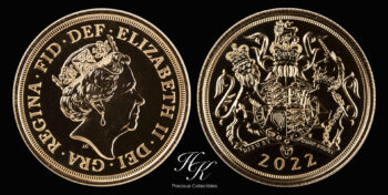 Χρυσό  BU Δίλιρο (2 pounds) 2022  Μεγάλη Βρετανία