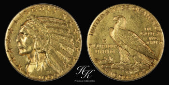 Gold 5 Dollars Indian Head (1909 D) USA