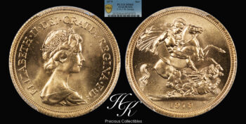 Gold sovereign 1979 PCGS MS64 “Elizabeth” Great Britain