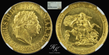 Gold sovereign 1817 “George III” NGC MS62 Great Britain