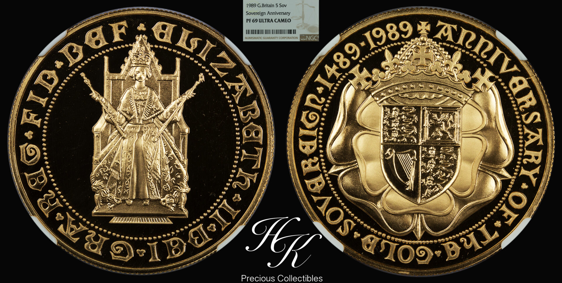 1989 pf69 5 pounds 2