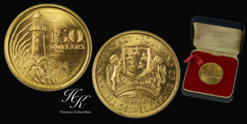 Gold 150 dollars 1969 (Founding of Singapore) Singapore