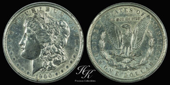 Silver Morgan dollar 1900   USA