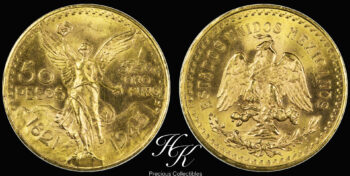 50 pesos gold coin 1945 Centenario (BU)  Mexico