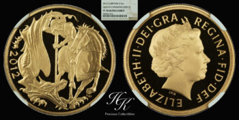 Gold proof double sovereign 2012 (2 Pounds) key date “Elizabeth” NGC PF70 ULTRA CAMEO Great Britain