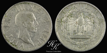 Nickel 2 Lire Vittorio Emanuele III Italy