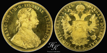 Gold 4 Ducats – Francis Joseph I – Austria