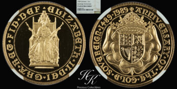 1989 PROOF sovereign Elizabeth NGC PF69 ULTRA CAMEO Great Britain