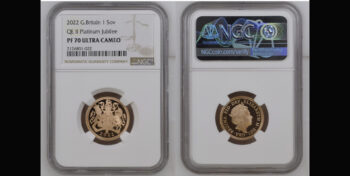 The Gold Proof Sovereign 2022 NGC PF70 ULTRA CAMEO  Great Britain