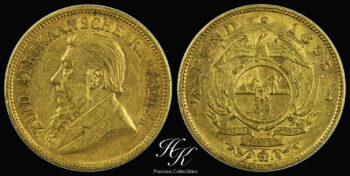 Gold 1/2 Pond 1895 South  Africa