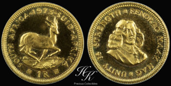Gold proof rand 1973 South Africa