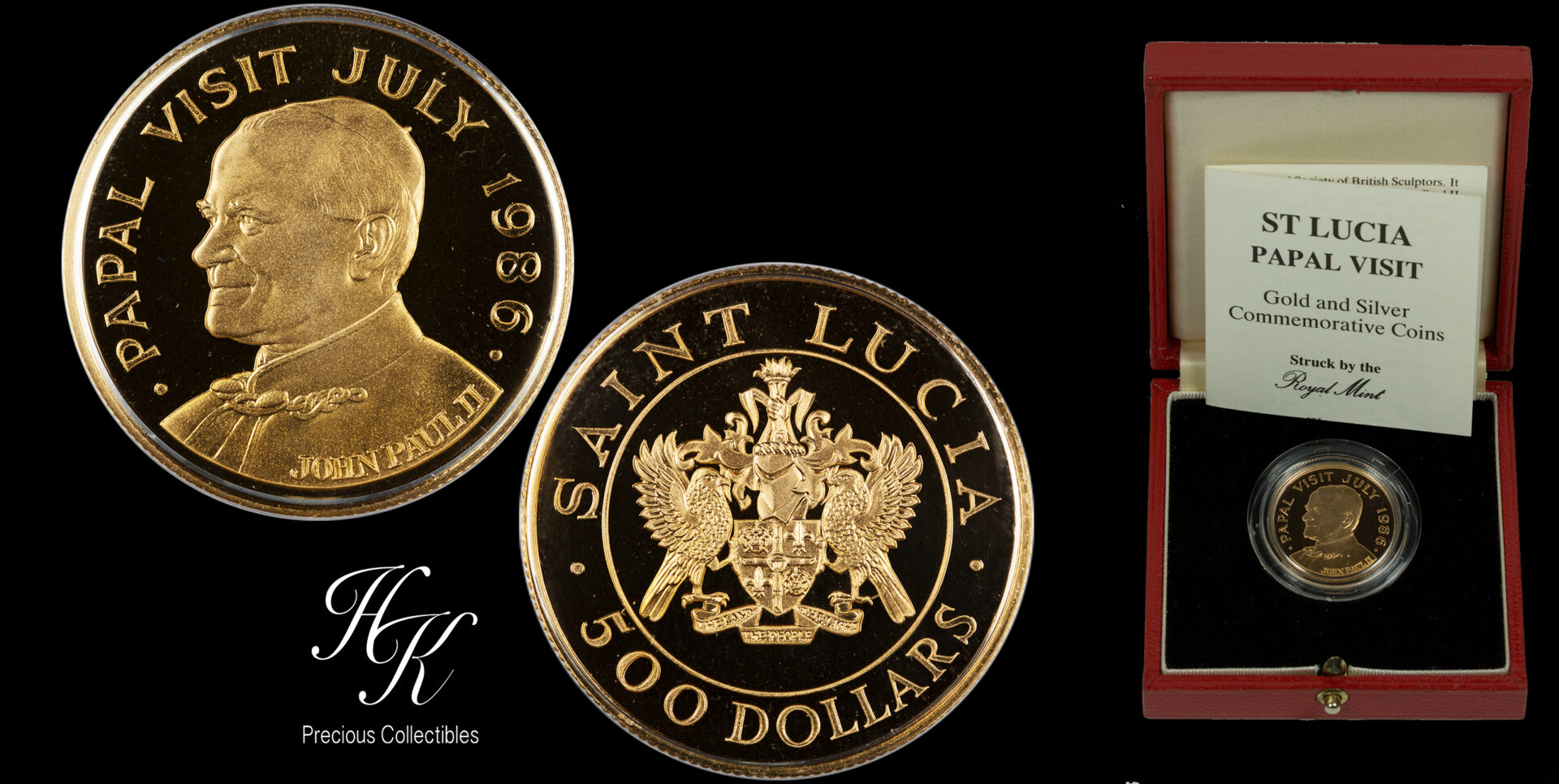 1986 500 dollars st lucia