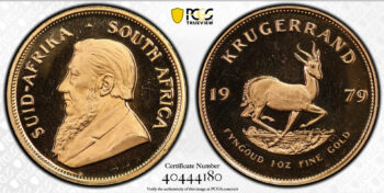 Χρυσό Προυφ Κρούγκεραντ 1979 PCGS PR66 DEEP CAMEO – Νότια Αφρική