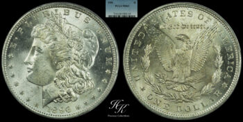 Silver Morgan Dollar 1896 PCGS MS64 USA