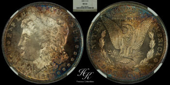 Silver Morgan dollar 1880 S  (SAN FRANCISCO) NGC MS66  USA