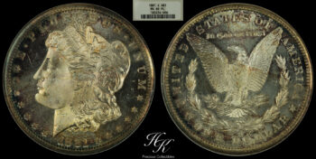 Silver Morgan dollar 1881 S  (SAN FRANCISCO) NGC MS66 PL USA