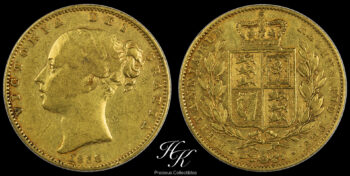 Χρυσή Λίρα Θυρεός 1838 “Ο Πρώτος Θυρεός με την Βικτώρια” – Μεγάλη Βρετανία