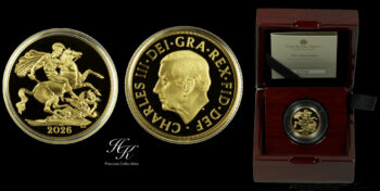 Gold proof sovereign 2026 “Charles III” Great Britain