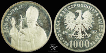Ασημένιο Προυφ 1000 Zlotys “Pope John Paul II” – Πολωνία