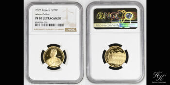 Gold Proof 200 euro 2023 “Maria Callas” NGC PF70 ULTRA CAMEO Greece