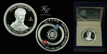 Silver proof 10 euro 2026 (Philhellenes -Johann Jakob Meyer ) Greece